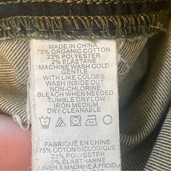 Prana Green Kara Jeans Size 6 - Picture 4 of 13